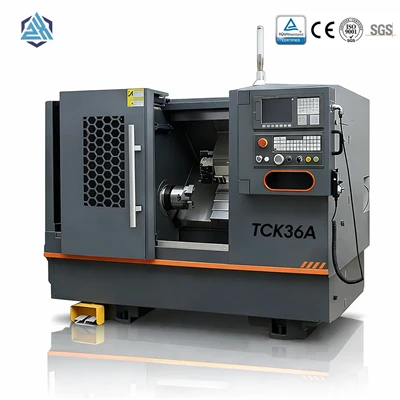 Torno CNC de precisão