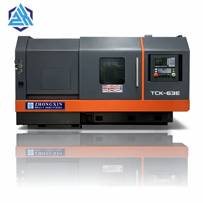 Máquina de torno CNC de cama inclinada
